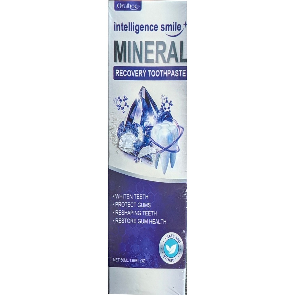 Oralhoe Intelligence Smile Mineral Recovery Toothpaste 50ml Teeth Whitening NIB